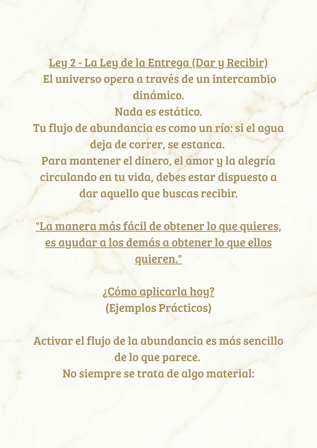 Tu Guía Práctica basada en Las 7 Leyes Espirituales del Éxito