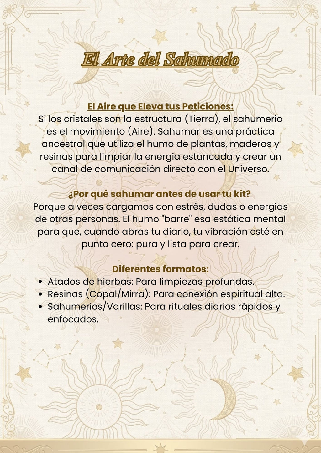 ¡Potencia tu Manifestación! (Guía de Cristales y Sahumerios)