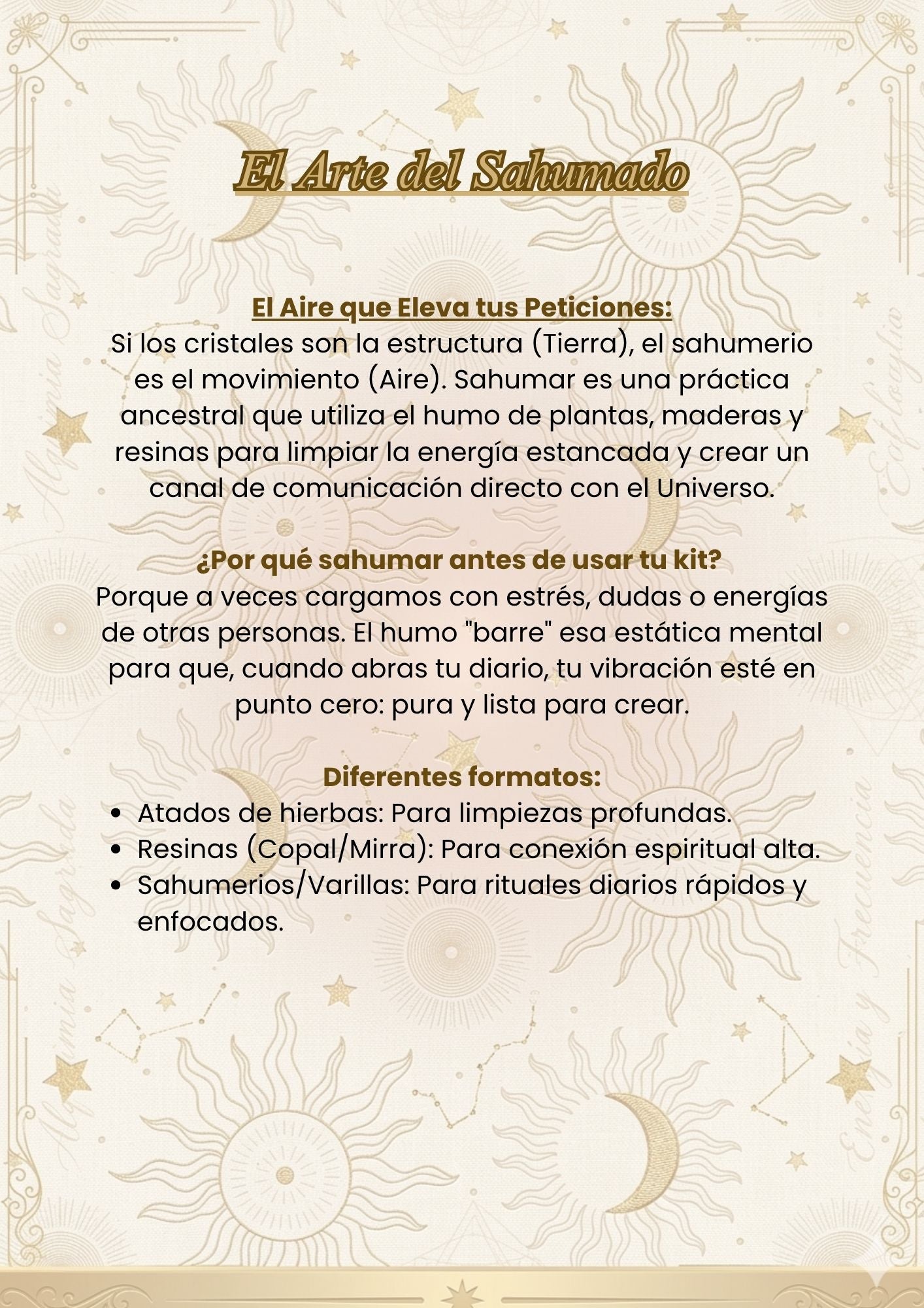 ¡Potencia tu Manifestación! (Guía de Cristales y Sahumerios)