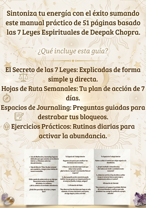 El flujo de la abundancia (Tu Guía Práctica basada en Las 7 Leyes Espirituales del Éxito)