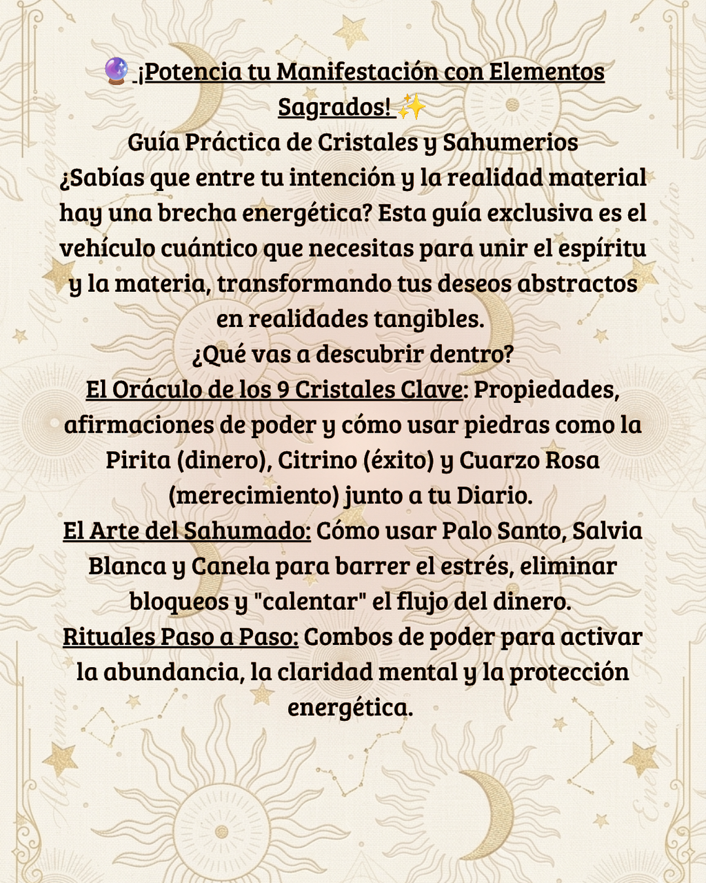 ¡Potencia tu Manifestación! (Guía de Cristales y Sahumerios)